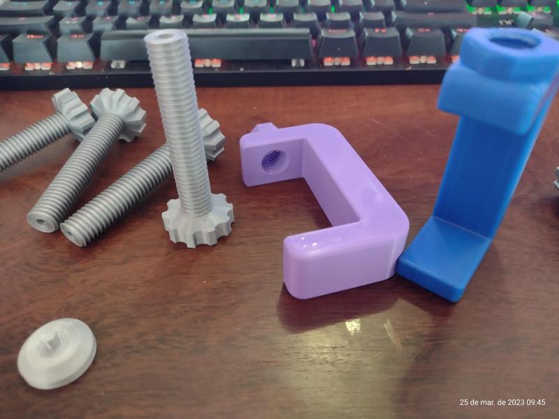 Press for screen module