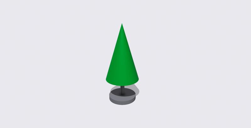simple pine tree