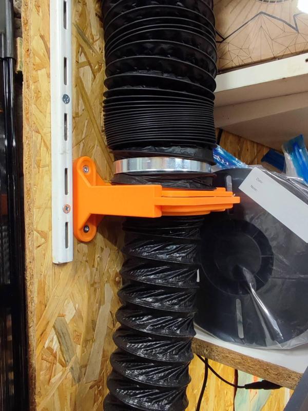 Hose adapter wall mount