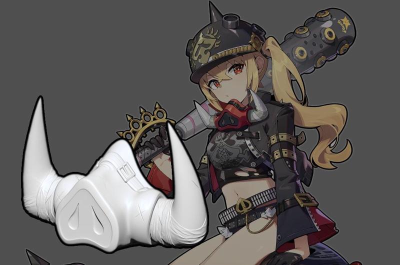 Luciana Lucy Zenless Zone Zero Hog Mask