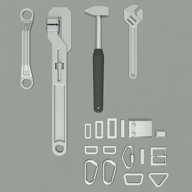 Zenless Zone Zero ZZZ Koleda Belobog Tools and Accessories. Video game, props, cosplay