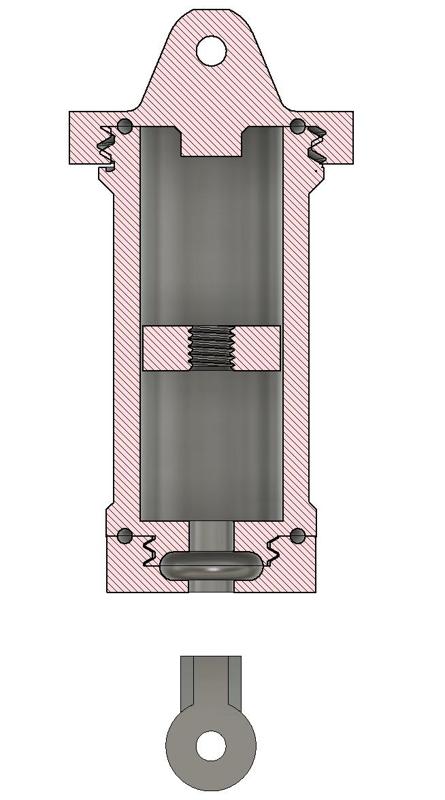 Shock absorber damper 1/5 scale RC