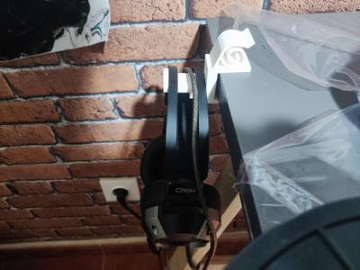 Helmet holder with konoha naruto logo