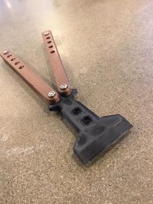 butterfly knife ice scraper