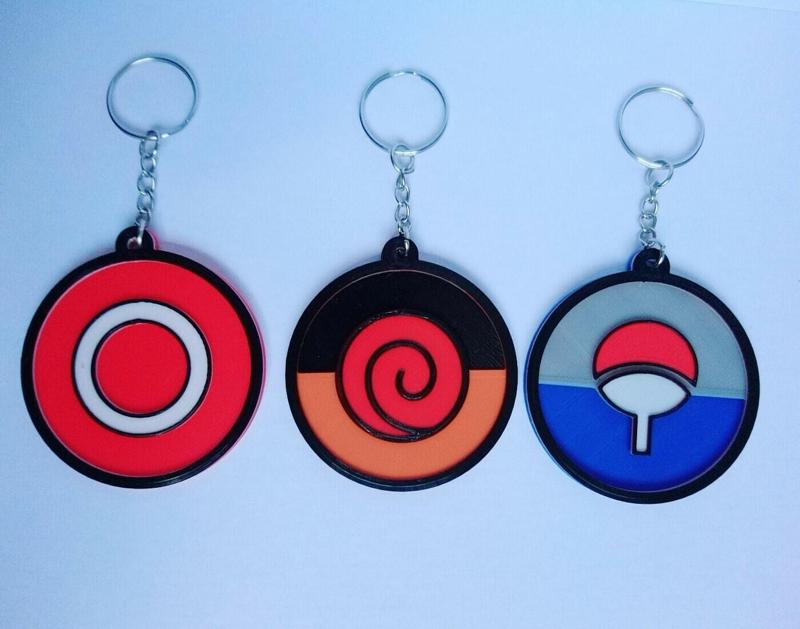 Naruto Shippuden Clan Key Rings