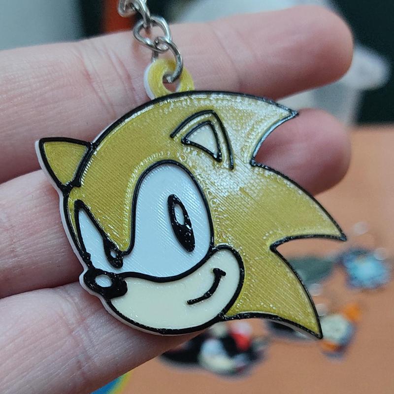 super sonic the hedgehog key ring key chain