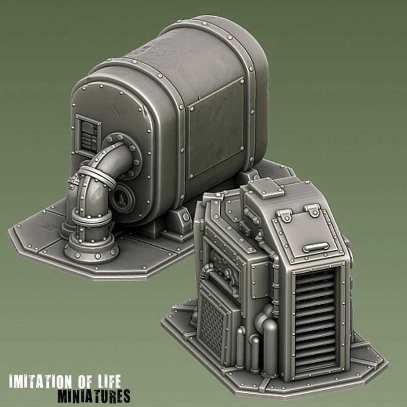 Power Generators - Sci-fi Objectives / Terrain