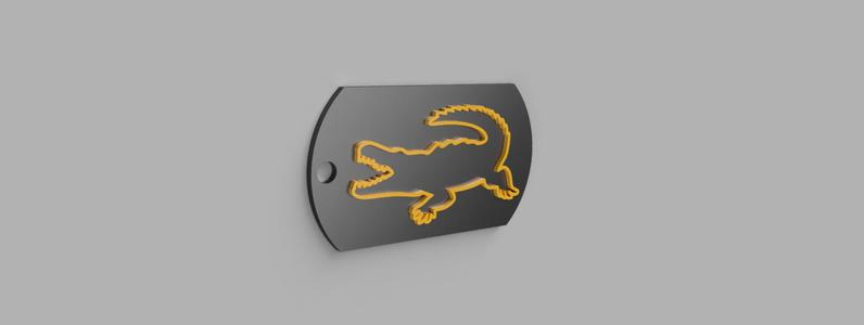Suburban Crocodiles Pendant - inspired by the movies