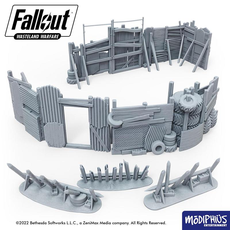 Fallout: Wasteland Warfare - Print at Home - Settlement Walls