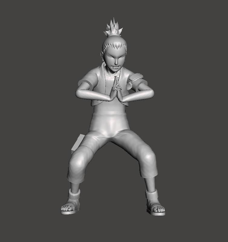 Shikamaru Nara Genin 3D Model