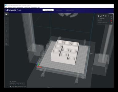 Ecke für Createx Farbenhalter