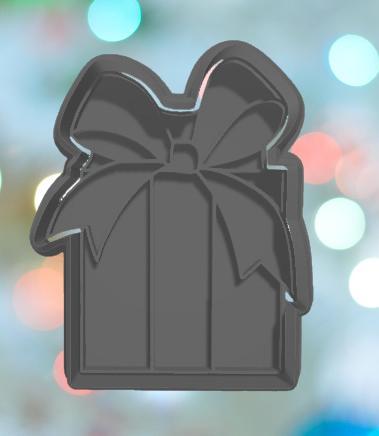 Christmas Gift Cookie Cutter