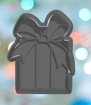 Christmas Gift Cookie Cutter