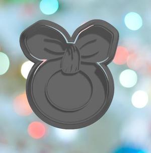 Baby Shower Teether With Bow Cookie Cutter