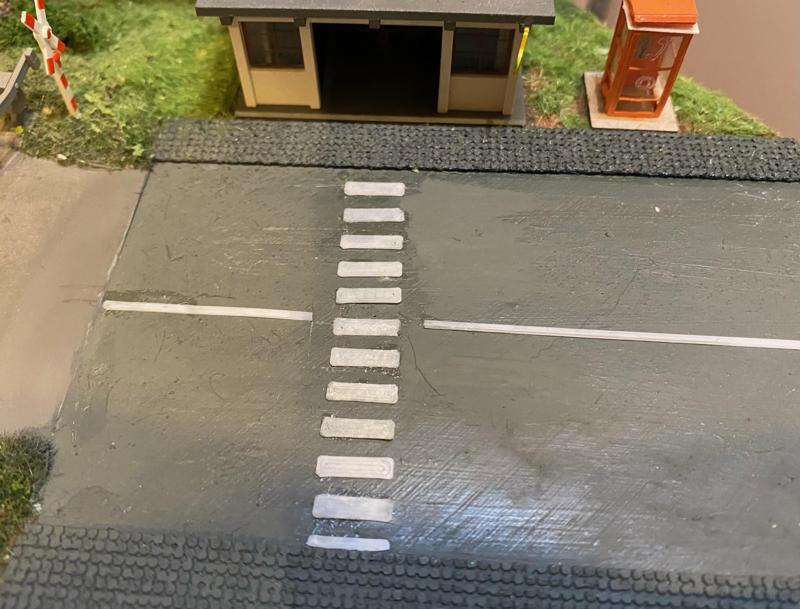 Crosswalk in scale HO and  TT