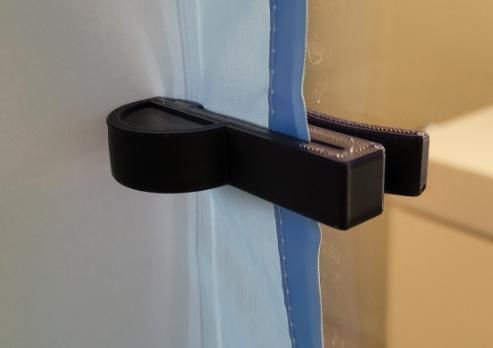 Duschvorhang Klammer