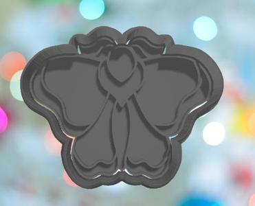 Botanical Halloween Moth Cookie Cutter
