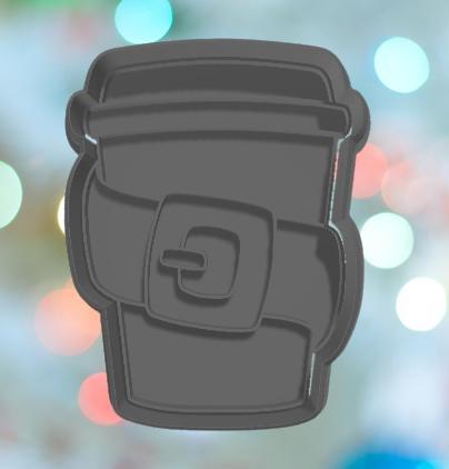 Christmas Santa Coffee Cup Cookie Cutter