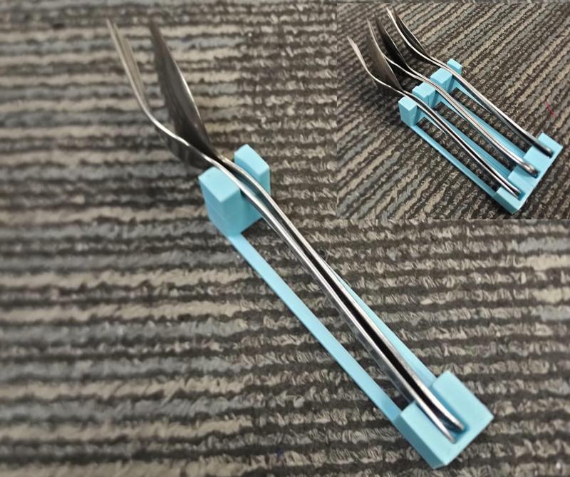 Take'n'Serve Cutlery holder - Spoon + Fork