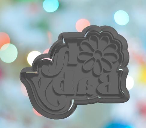 Baby Shower Daisy Oh Baby Cookie Cutter