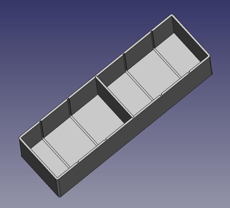 Trennbare Besteckbox