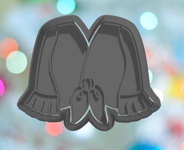 Ruffle Shirt Cookie Cutter