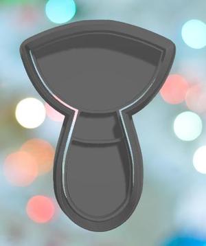 Artist Fan Brush Cookie Cutter