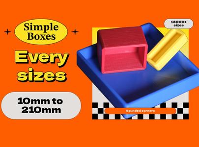 Simple Boxes - 13,000+ sizes