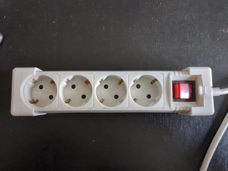 Power strip bracket