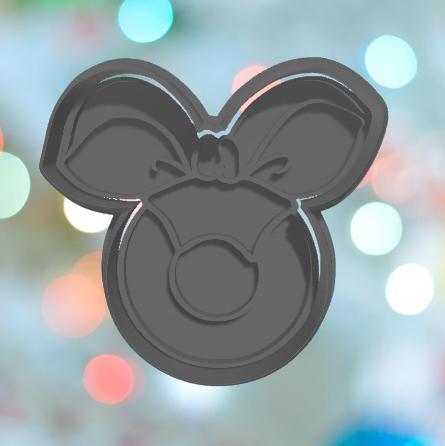 Baby Shower Teether With Bow Cookie Cutter