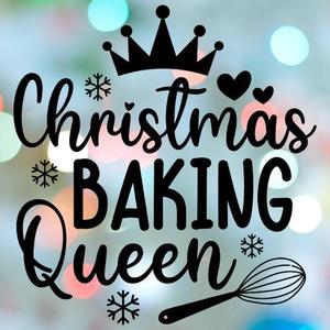 Christmas Stamp Baking Queen Cookie Cutter