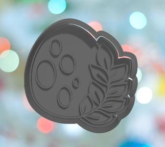 Dinosaur Greenery Egg Cookie Cutter