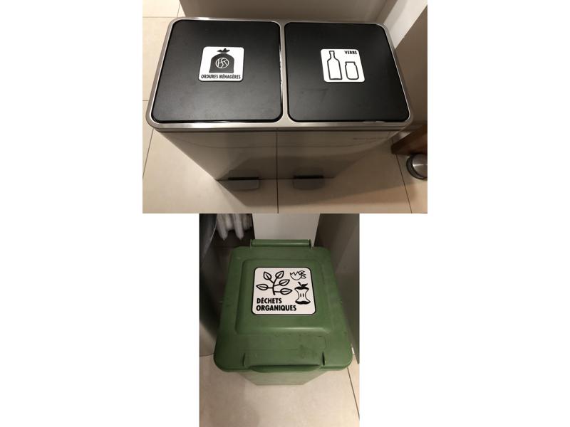 Waste pictogram for trash