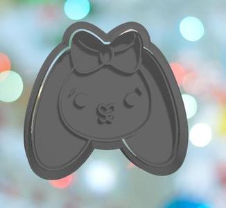 Easter Girl Bunny Cookie Cutter