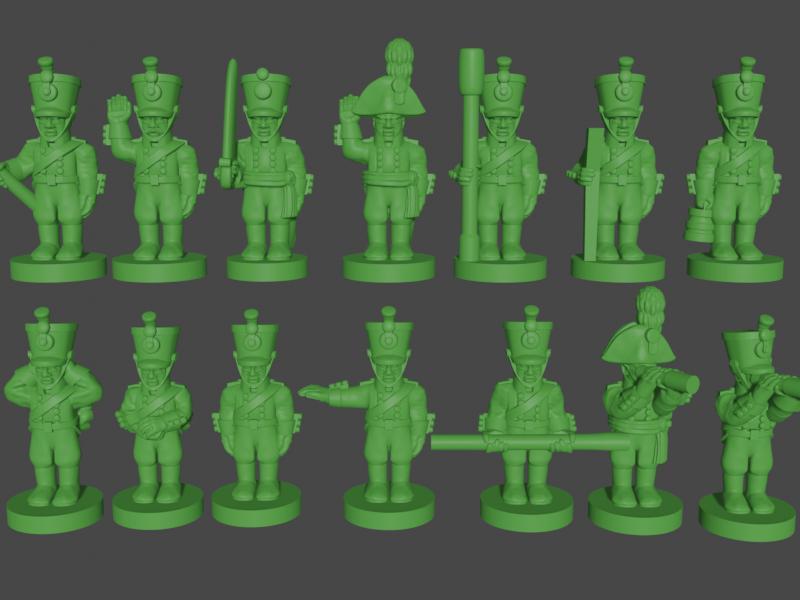 6-15mm Russian Foot Artillery Crew (1805-08) NAP-RU-3