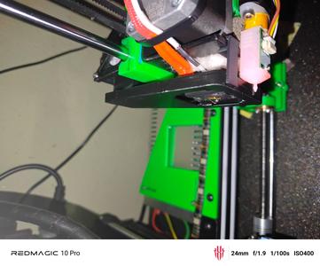 Turbo fan mount and duct for I3 clone hot end