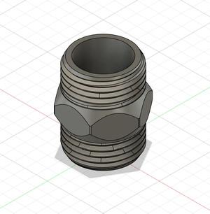 3/4" National Hose Thread Fitting 3/4-11.5NH