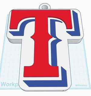 Texas Rangers Pendant