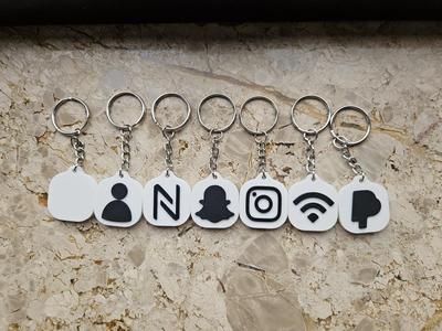 NFC Tag Keychains