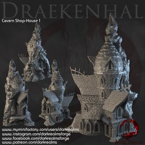 Dark Realms Draekenhal - Cavern Shop-House 1