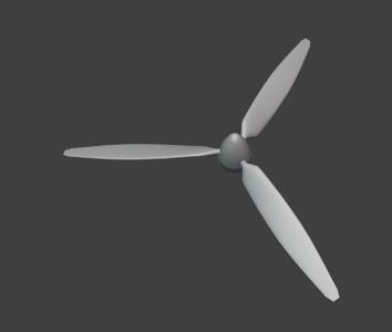 3 Blade Propeller RC Airplane & Wind Turbine