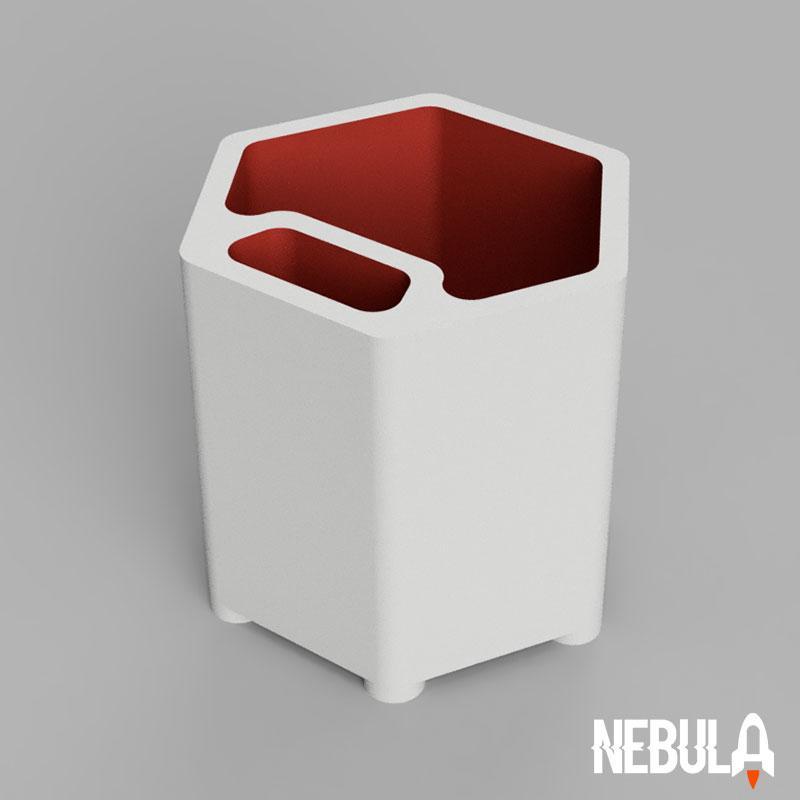 Retro-Futuristic Pencil Holder