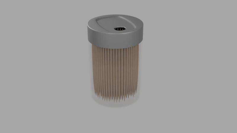 Toothpick 3D Model