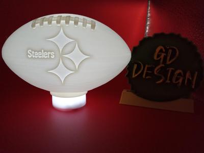 Pittsburgh Steelers 3D FOOTBALL TEALIGHT