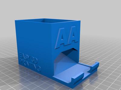 AA battery holder/dispenser