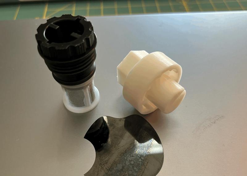 Rinnai water heater cold water inlet filter tool