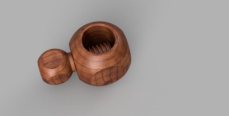 Casse Noix a Vis - Screw Nutcracker