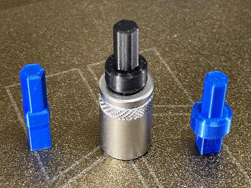 BIT Adapter 1/4" HEXA to 6,3 SQUARE  - MAGNET Ver.
