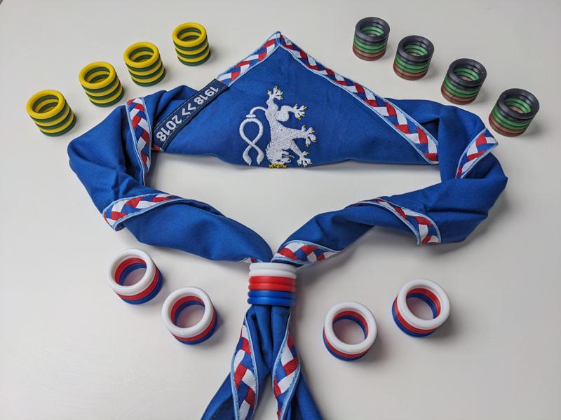 Simple scout woggle 1 (turbánek)