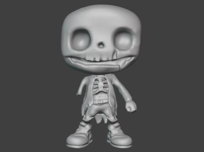 Skeleton character - Funko Pop style